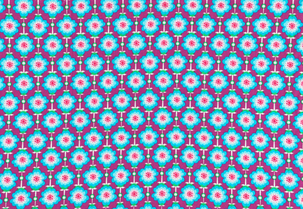 Baumwolle Poppy Parade lila (10 cm)