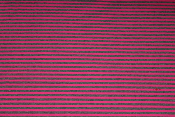 Jersey graumeliert/pink  (10 cm)