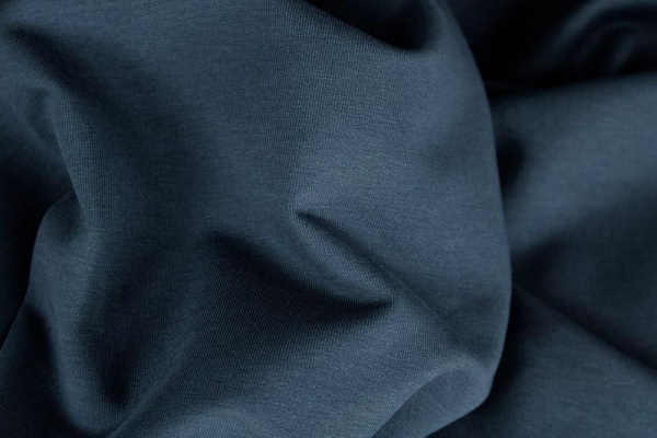 Sommersweat angerauht jeansblau (10 cm)