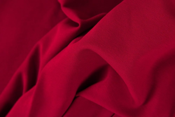 Sommersweat angerauht Burgundy-Rot