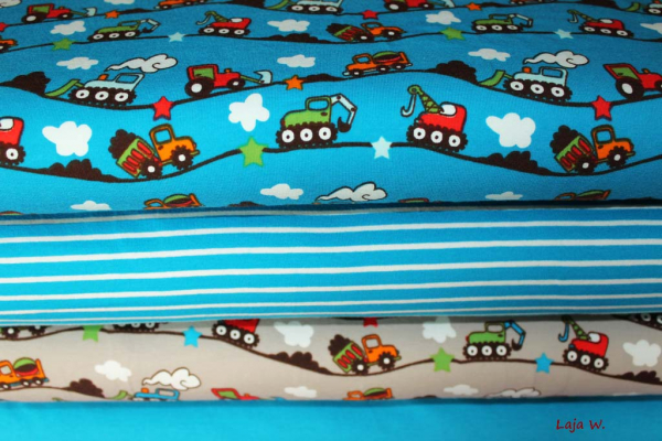 Bündchen Stoffonkel kräftig blau (10 cm)