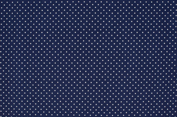 Baumwollstoff Pünktchen navy (10 cm)
