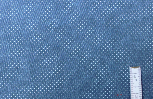 Jeansstoff Hilco Jeansstory Minipunkte mittelschwer (10 cm)