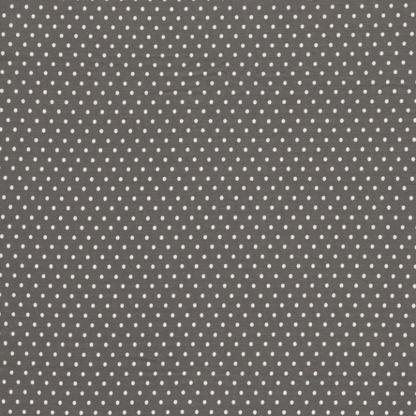 Stretch- Jersey Pünktchen grau (10 cm)