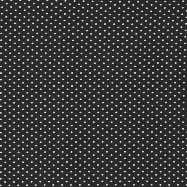 Stretch- Jersey Pünktchen schwarz/weiß (10 cm)
