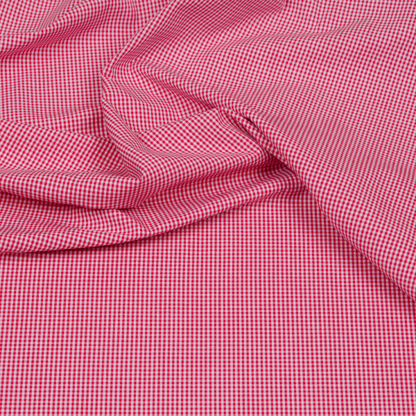 Hilco Baumwolle Vichy Mini rot (10 cm)