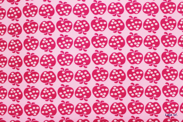 Jersey Äpfel pink (10 cm)