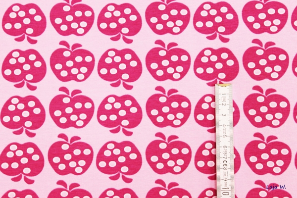 Jersey Äpfel pink (10 cm)
