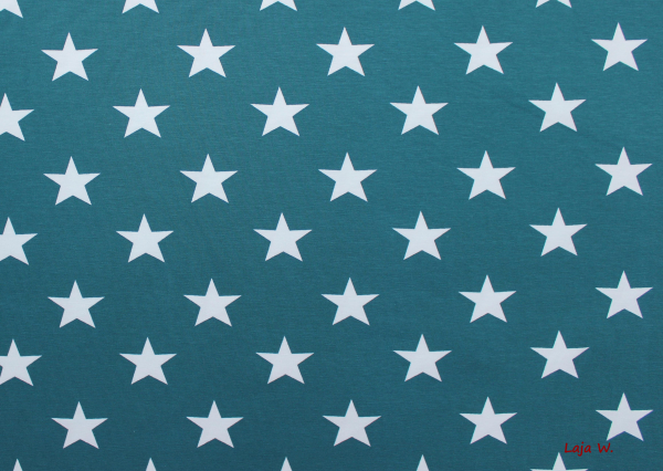 Stretch- Jersey Sterne (10 cm)