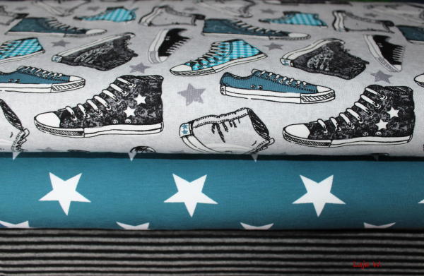 Stretch- Jersey Sterne (10 cm)