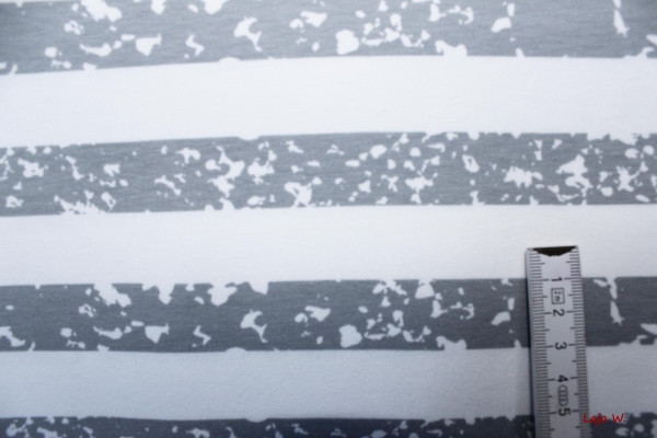 Jersey Spotstripes grau (10 cm)
