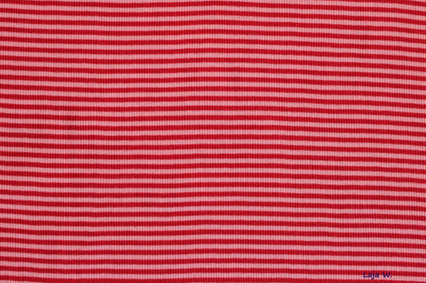 Bündchen Hilco rosa/ rot (10 cm)