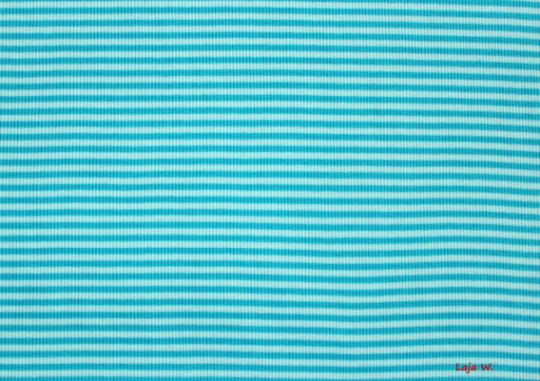 Bündchen Hilco helltürkis/ türkis (10 cm)