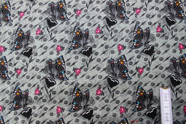 Designerbaumwolle Dance and Romance (10 cm)