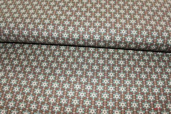 Baumwolle Julia Ornament natur/braun  (10 cm)