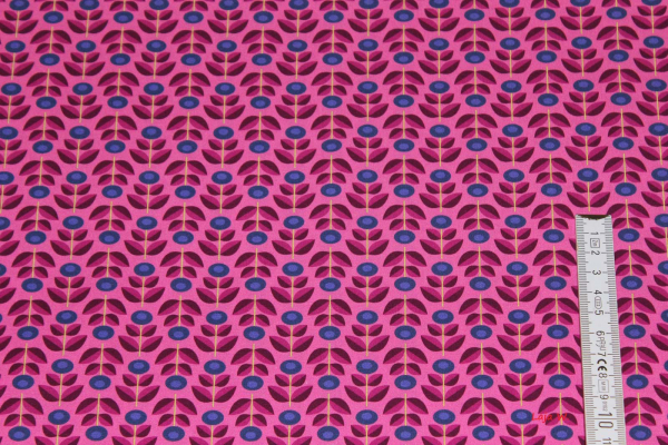 Baumwolle Elephant Tiny blau/beere/pink  (10 cm)