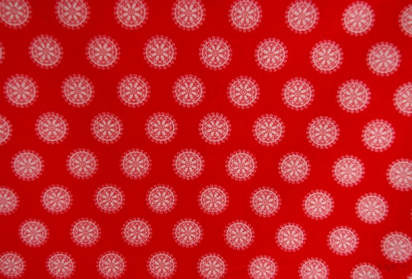 Stoff Blümchenornamente (10 cm)