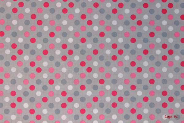 Designerstoff Spot on Silver (10 cm)