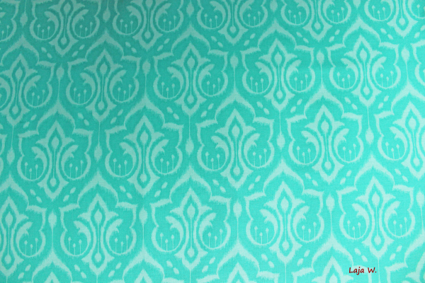 Stoff Ikat damask (10 cm)