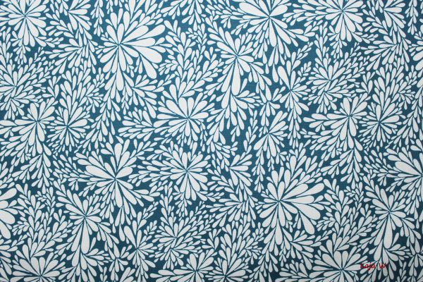 Stoff Quill petrol (10 cm)