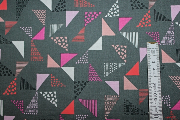 Designerbaumwolle Just Right  grau (10 cm)