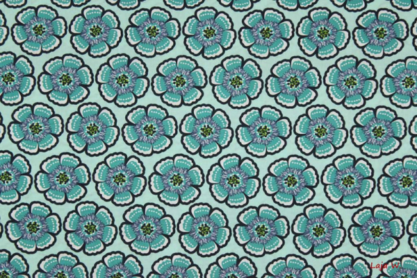 Designerbaumwolle Hyperflora Sea (10 cm)