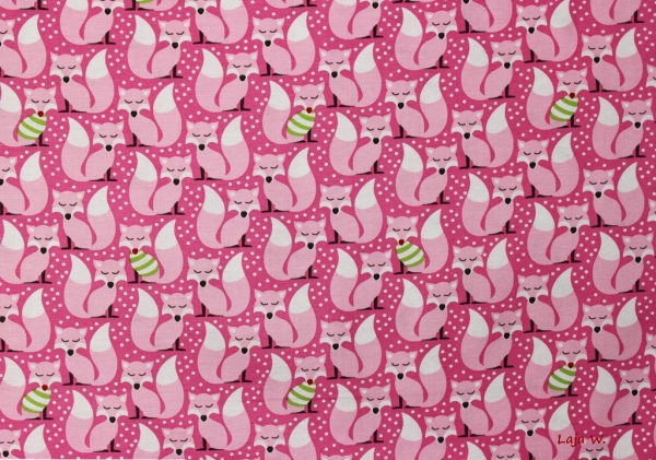 Designerbaumwollstoff Sweater Weather rosa (10 cm)