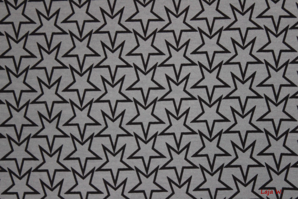 Sweat mit Sternen grau (10 cm)