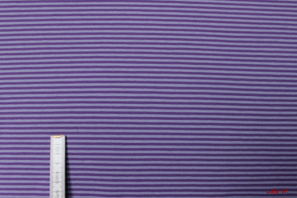 Jersey gestreift flieder/lila (10 cm)