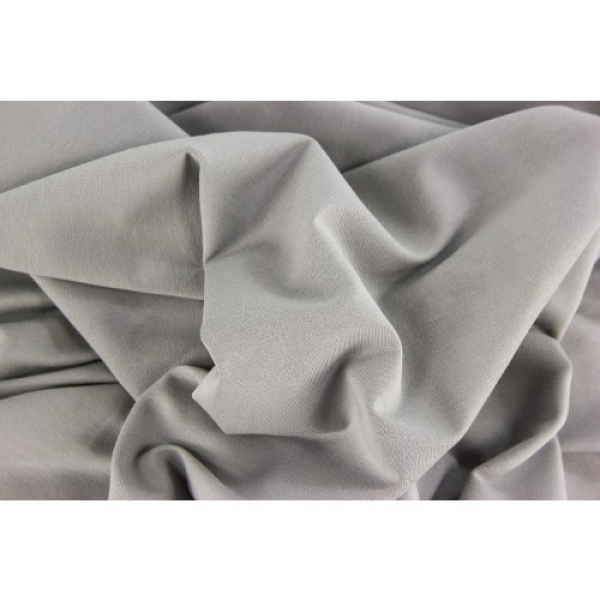 Sommersweat leicht helles grau (10 cm)