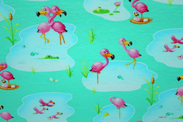 Jersey Flamingo Life mint (10 cm)