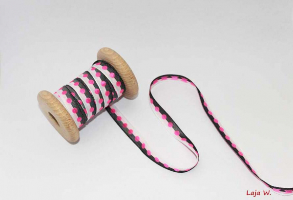 Webband Streifen und Punkte (1 m)