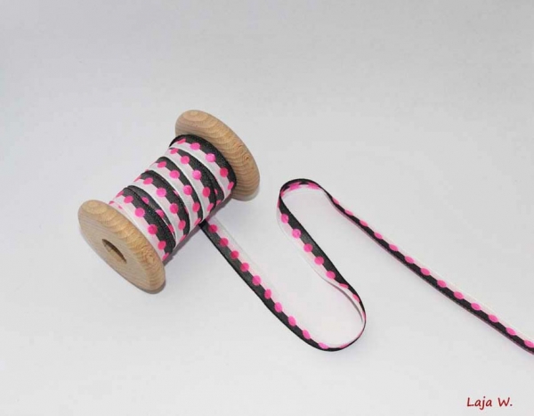 Webband Streifen und Punkte (1 m)