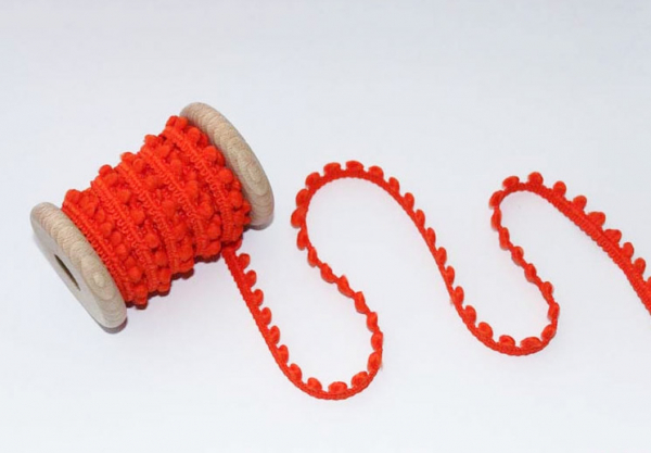 Minibommelborte orange (1 m)