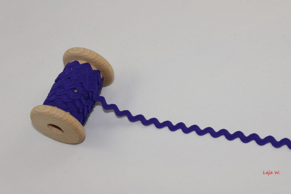 Zackenlitze lila 12 mm (1 m)