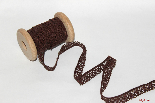 Häkelborte braun (1 m)