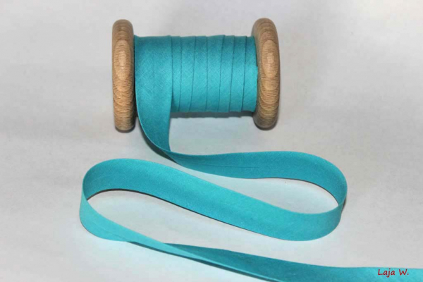 Schrägband helltürkis (1m)