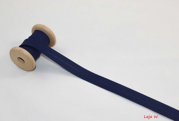 Schrägband dunkelblau (1 m)