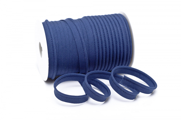 Paspelband schmal indigoblau (1 m)