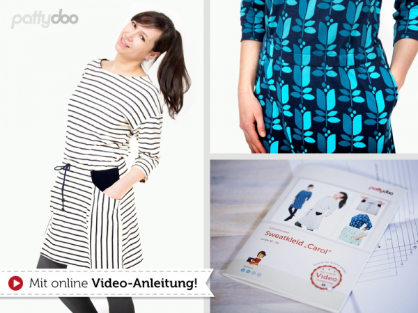 Schnittmuster Sweatkleid Carol