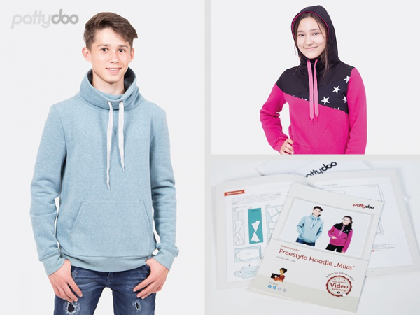 Schnittmuster Freestyle Hoodie Mika