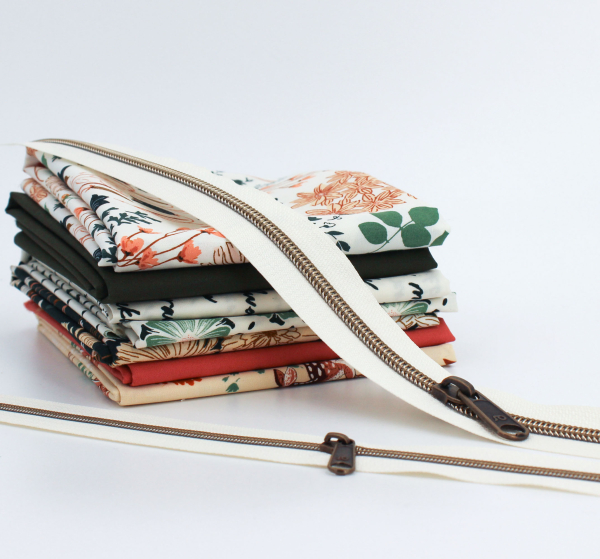 Wild Forgotten Stoffpaket (Fat Quarter) mit Endlosreißverschluss