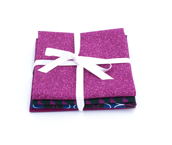 Night Rainbow Stoffpaket (Fat Quarter) mit Endlosreißverschluss