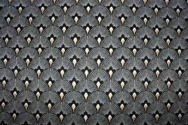 Jaquard- Dekostoff Metallic (10 cm)