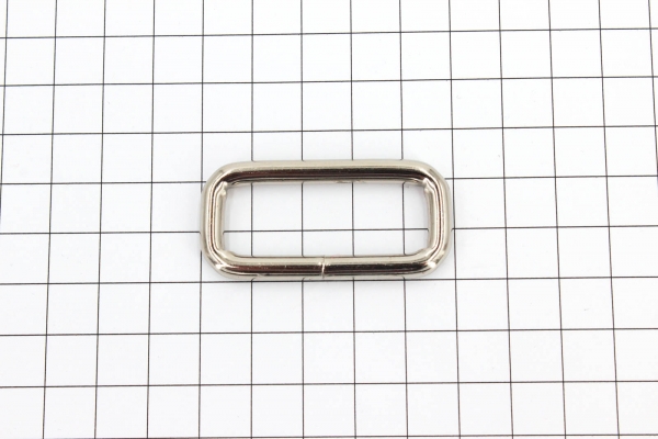 Vierkantring 40 mm silberfarben (1 Stück)