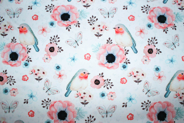 Jersey "Rotkehlchen" reinweiß (10 cm)