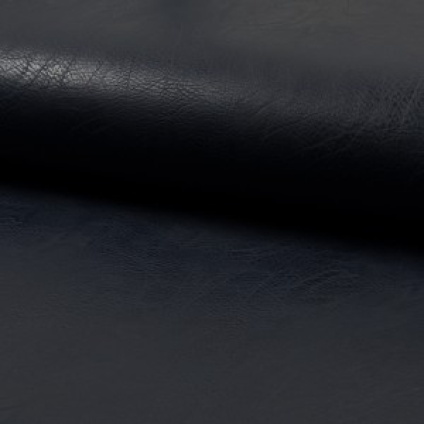 Lederimitat Vintage dunkelblau (10 cm)