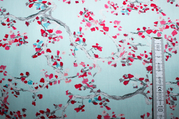 Designerbaumwolle Enchanted Leaves Air (10 cm)