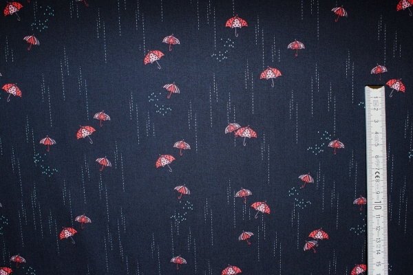 Designerbaumwollstoff Rainbrella Shadow (10 cm)