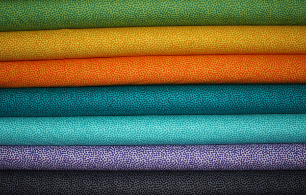 Baumwollstoff Dotty petrol (10 cm)